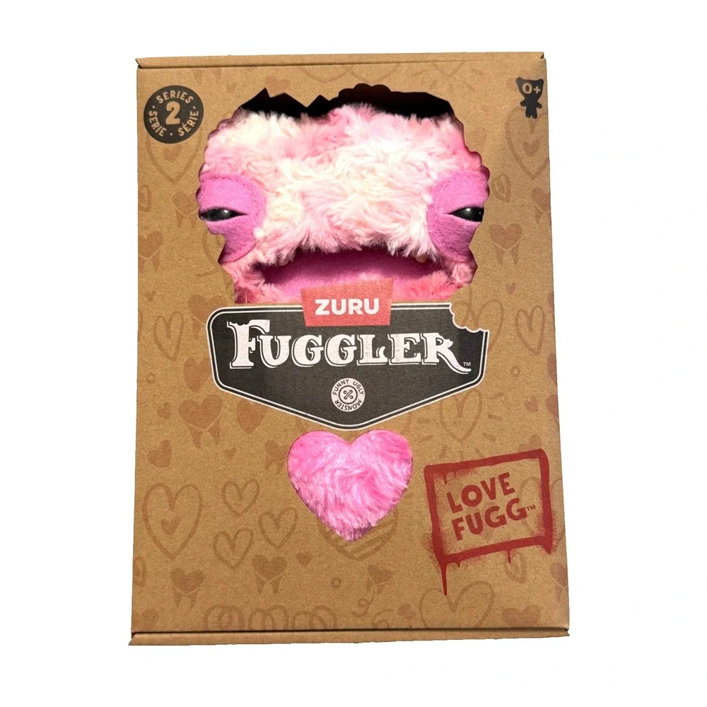 2026 Fuggler Love Fugg Series 2 WIDE EYED WEIRDO Pink Heart Funny Ugly Monsters